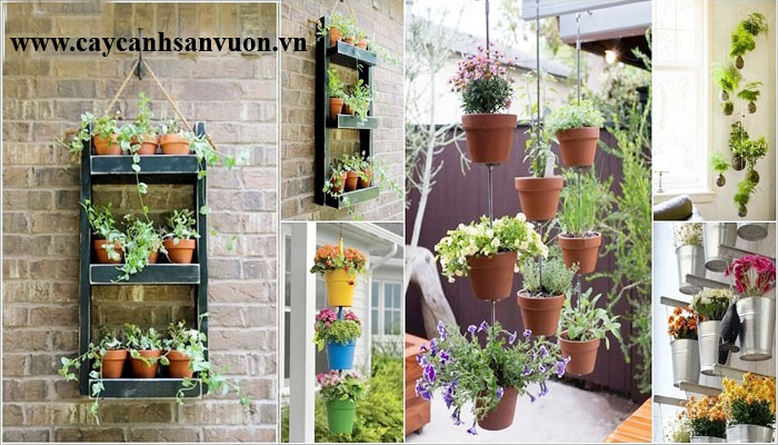 cách làm tường cây đơn giản